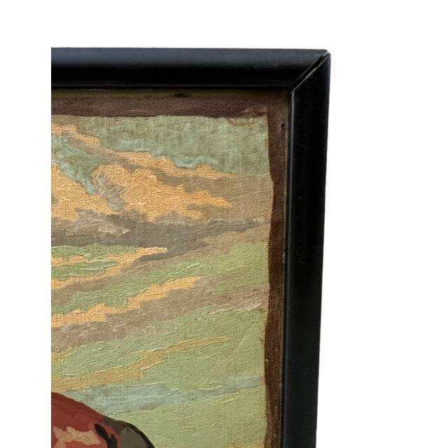 Vintage Framed Southwestern Equestrian Horse Prints, Set of 2 For Sale - Image 16 of 18