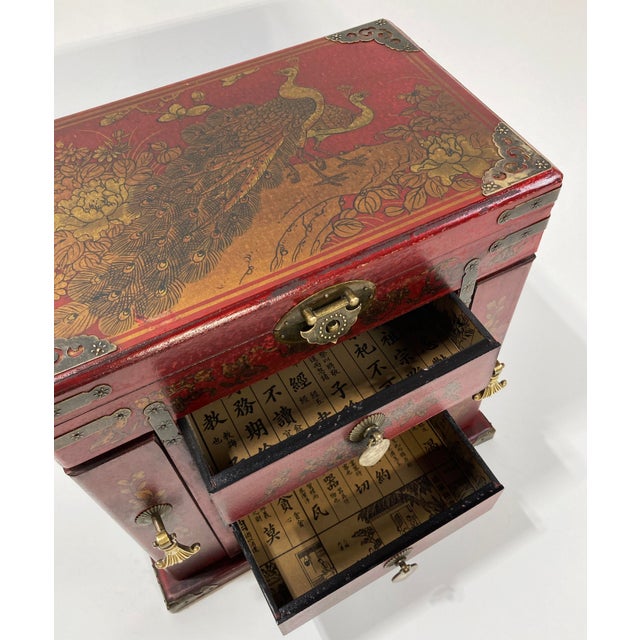 Pink Chinoiserie Jewelry Box main image 0