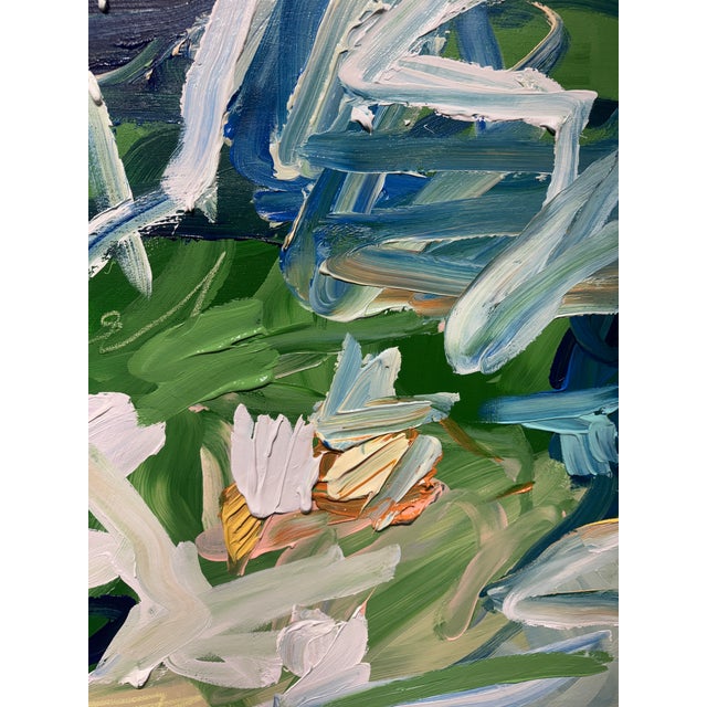 Abstract “Epperson Lagoon” Original Painting by Hayley Morée For Sale - Image 3 of 4