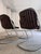 Cantilever Chair in Chrome with Brown Upholstery by Gastone Rinaldi, 1970s For Sale - Image 9 of 11