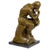 Metal Modern Brown Patinated Thinker Sculpture, 20th Century, Bronze For Sale - Image 7 of 7