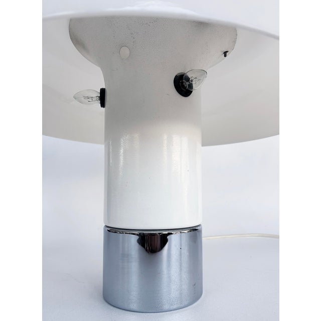 Metal 1970s "Brumbury" Space Age Lamps Luigi Massoni, Harvey Guzzini - a Pair For Sale - Image 7 of 12