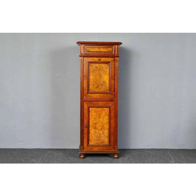 Vintage Brown Wash Cabinet For Sale - Image 17 of 17