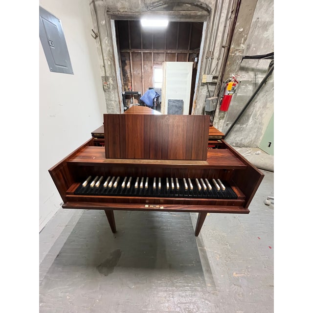 Mid-Century Modern Rosewood Harpsichord, Danish Modern Style, Circa 1960s For Sale - Image 4 of 12