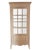 French Country Shabby Chic Glazed Display Cabinet in Patined Wood, 1930s For Sale - Image 15 of 15