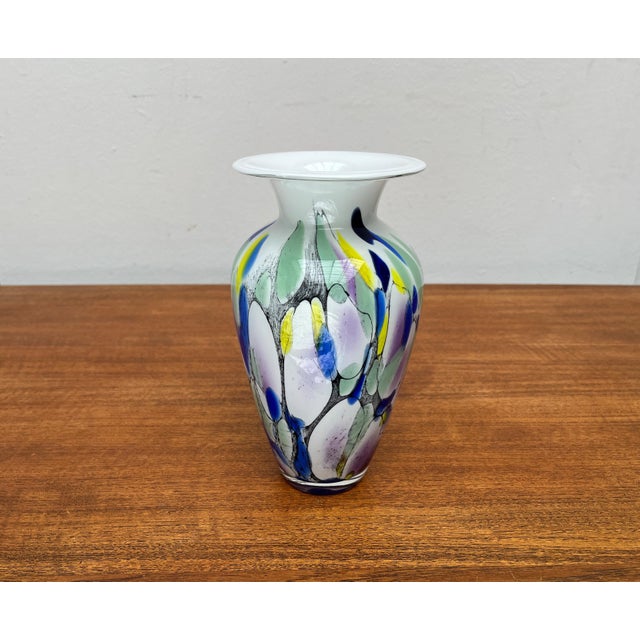 Postmodern Art Glass Vase by Hans Jürgen Richartz for Richartz Art Collection, 1980s For Sale - Image 4 of 18