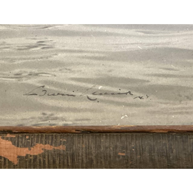 Black Photograph Of The Lawley Yacht Caritas For Sale - Image 8 of 12