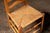 Wood Pair of Mid 20th Century American Ladderback Rush Seat Dining Chairs For Sale - Image 7 of 7