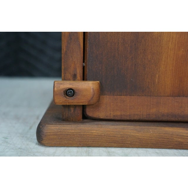 Pine Apothecary Farmhouse Wheat Branch Medicine Spice Rack Cabinet 16" For Sale - Image 12 of 13