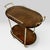 Mid-Century Modern Italian Serving Trolley Bar Cart in Lacquered Goatskin Parchment, 1960s For Sale - Image 9 of 18