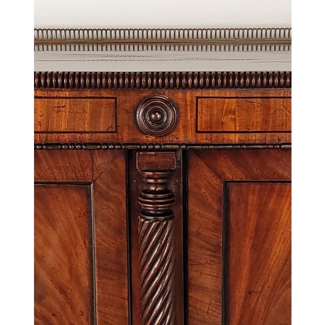 English Regency Period Mahogany Cabinet For Sale - Image 4 of 9