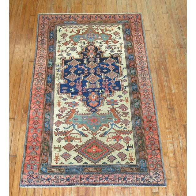 Late 20th Century Persian Malayer Pictorial Rug - 3'11" x 6'4" For Sale - Image 9 of 18