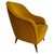 Gold Mid-Century Italian Velvet Armchair in the style of Gio Ponti Style, 1950s For Sale - Image 8 of 8