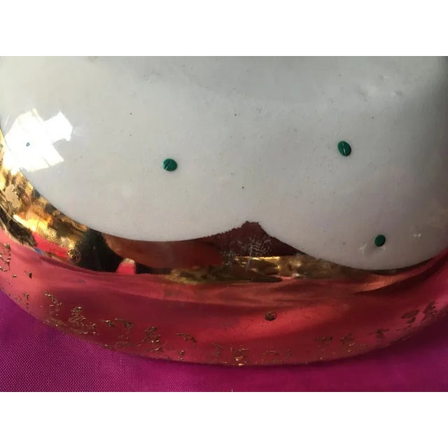 Cream Gold-Plated Ceramic Container from Grand Lux, Belgium, 1950s For Sale - Image 8 of 12