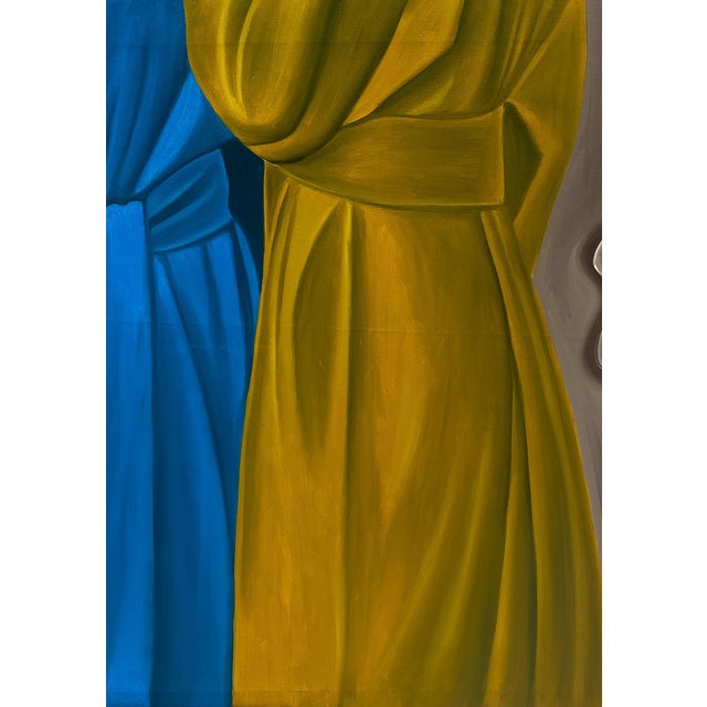 "Let's Have a Time Out", Oil on Canvas Painting by Olayinka Salami For Sale - Image 4 of 5