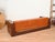 Vintage Italian Wood and Cognac Leather Sofa, Italy, 1970s For Sale - Image 13 of 15