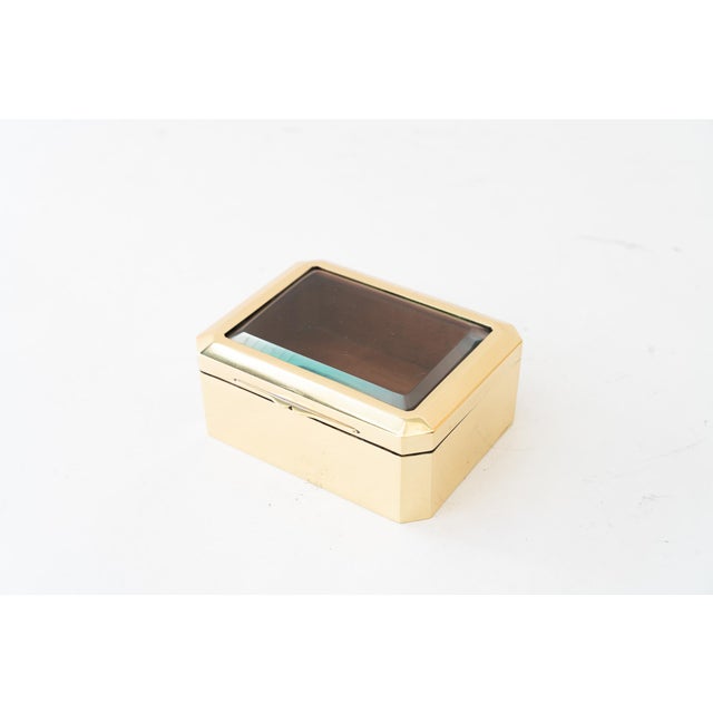 Art Deco Jewelry Box with Cut Glass Vienna, Austria, 1920s For Sale - Image 4 of 14