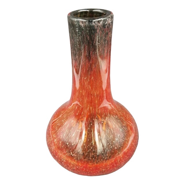 Vintage Orange Vase from WMF, 1940s For Sale