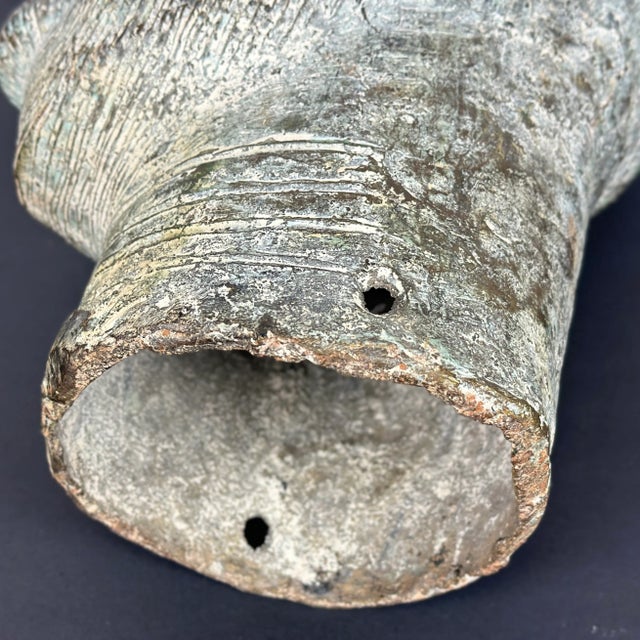 Benin Patinated Bronze Head For Sale - Image 12 of 13