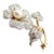Gold Vintage Tiffany & Co. Yellow Gold Platinum Diamond Pearl Pin Brooch For Sale - Image 8 of 12