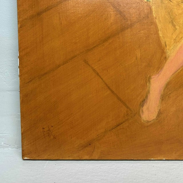 Makoto Igarashi, Interior with Necklace, Oil on Canvas, 1980s For Sale - Image 7 of 9