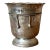 Vintage Boho Hammered Aluminum Ice Bucket For Sale