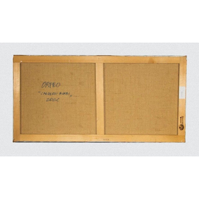 Orfeo - Believe Yourself Smart - Oil Painting On Canvas - 2002 For Sale - Image 3 of 4