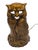 Vintage Figurative Glazed Ceramic Owl Tv Lamp Night Light For Sale - Image 9 of 9