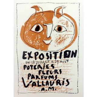 1959 "Exposition Poteries" Pablo Picasso 58, Lithograph Art in Posters, Mourlot For Sale
