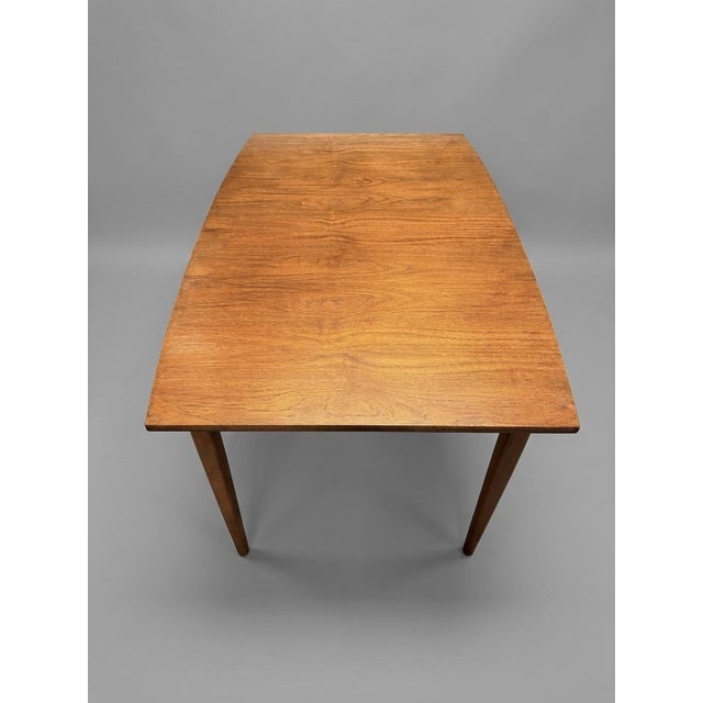 Mid-Century Modern Scandinavian Teak Dining Table For Sale - Image 6 of 7