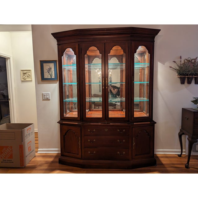 Thomasville Lighted China Display Chairish