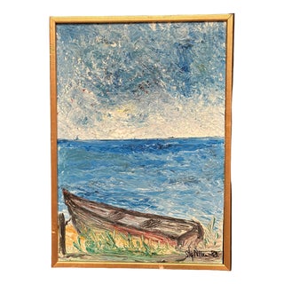 Stig Allan, Red Oak at Råå, 1983, Oil on Panel, Framed For Sale