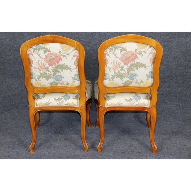 Large Set 24 Antique French Louis XV Style Dining Chairs For Sale - Image 4 of 14