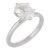 Vintage Gia 1.51 Carat Diamond Platinum Engagement Ring, Size 5 For Sale