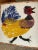 Late 20th Century “Farm Chicken” Jimmy Lee Sudduth Folk Art Painting For Sale - Image 9 of 13