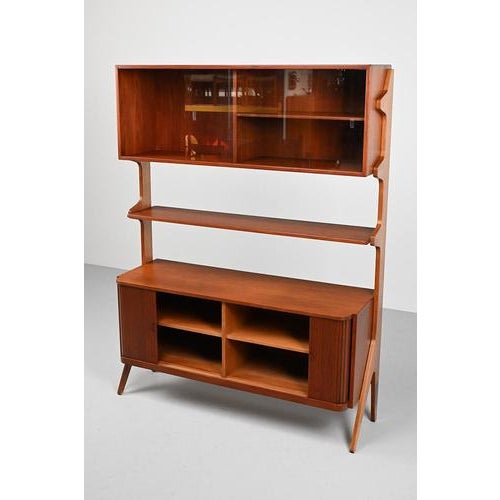 Mid-Century Danish Cabinet in Oak and Teak, 1950s For Sale - Image 5 of 10