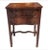 Chippendale Two-Drawer Serpentine Mahogany Chippendale Side Table With Stenciled Leather Top For Sale - Image 3 of 12