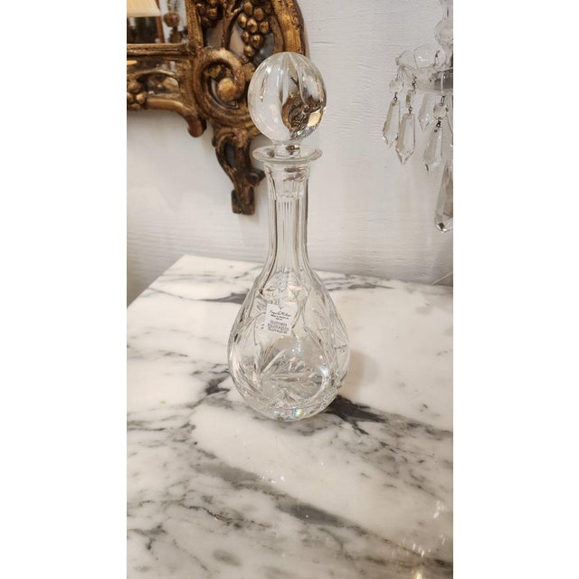 Mid-Century Modern Early 20th Century Slovakia Waterford Crystal Decanter For Sale - Image 3 of 8
