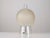 Murano Glass Table Lamp in Geometric Cone and Frosted Sphere by Itre, Venice, 1980s For Sale - Image 3 of 8
