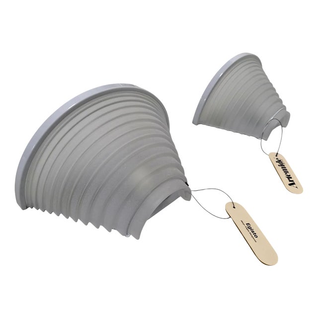 Postmodern Egisto 28 Parete Wall Lamps by Angelo Mangiarotti for Artemide, Italy, 1980s, Set of 2 For Sale