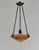 Art Deco Small French Art Deco Pendant Light by Le Verre Francais Schneider - 1925 Chandelier France For Sale - Image 3 of 14