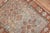 Sky Blue Antique Zabihi Collection Persian Heriz Small Square Rug - 3'6" x 3'11" For Sale - Image 8 of 10