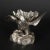 Antique Victorian Silver Plated Eagle Salts, 1800s, Set of 2 For Sale - Image 6 of 15