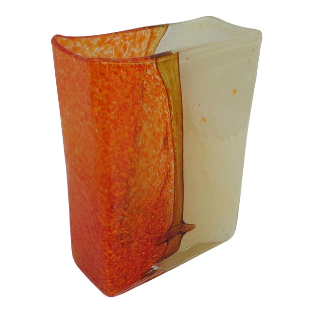 Toni Zuccheri Style Glass Vase For Sale