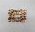 1970s Vintage 1971 Signed Napier Modernist Goldtone Brooch For Sale - Image 5 of 8