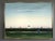 THE DISTANCE BETWEEN Oil on canvas Size: 20.1 x 26.4 inches (including frame) A serene landscape painting that presents a...