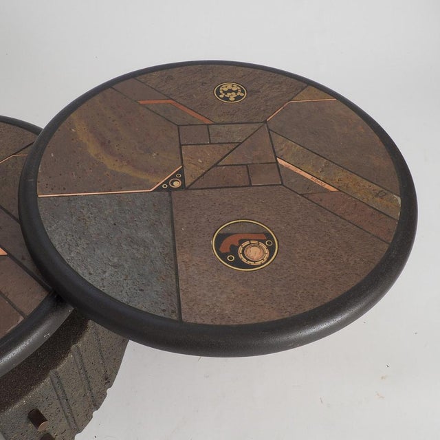 Two-Tier Modular Brutalist Coffee Table by Paul Kingma, 1980s For Sale - Image 11 of 18