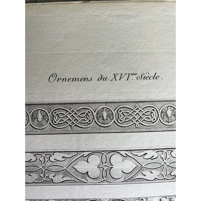 Illustration Late 19th Century French Decorative Door Crowning Illustration by Nicolas Xavier Willemin For Sale - Image 3 of 7