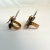 Brown Vintage Boho Chic Americana Arts & Crafts Enameled Tole Turkey Napkin Ring - Set of 8, Thanksgiving For Sale - Image 8 of 11