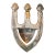 Vintage Italian Silver Bookmark For Sale